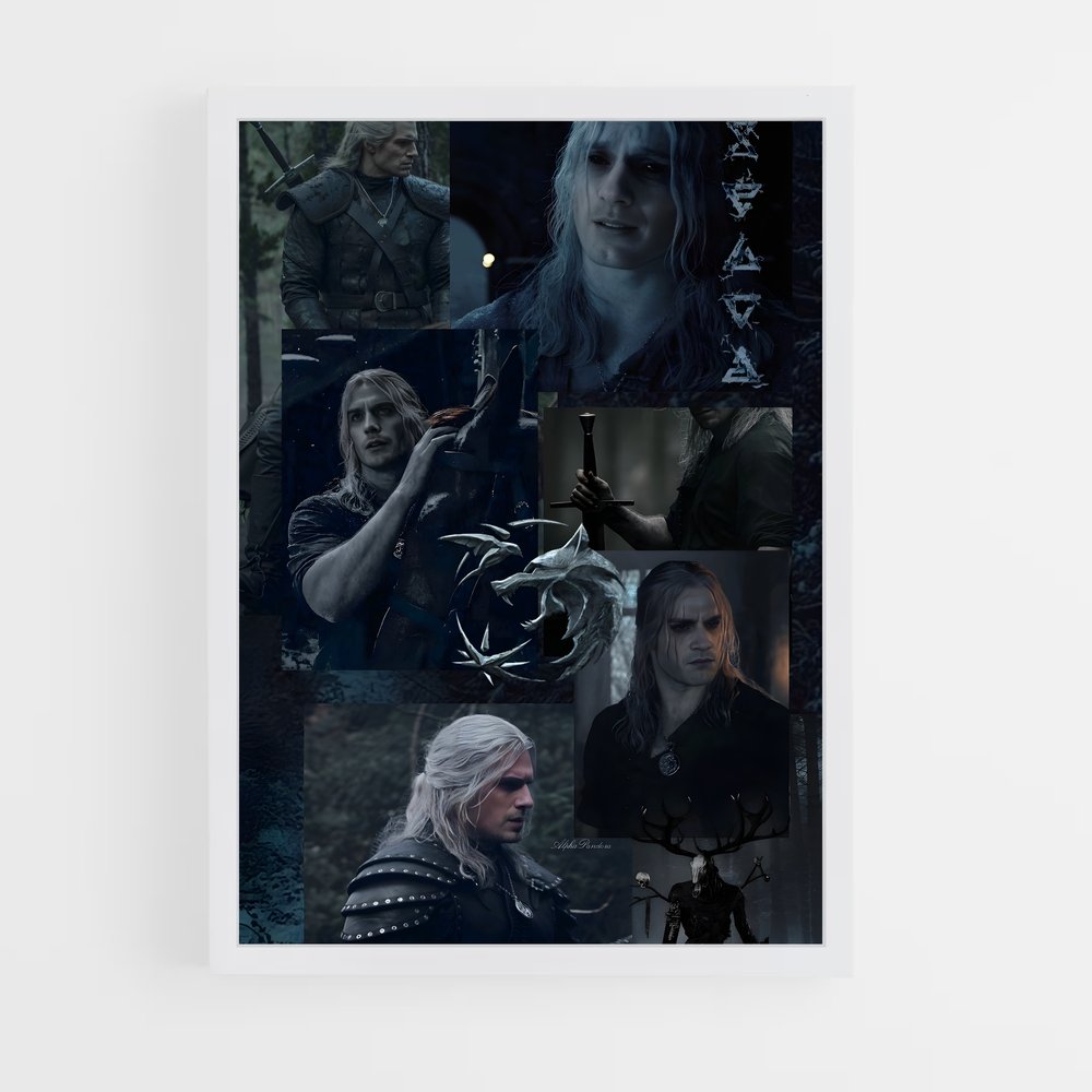 ap-the witcher-11 cadre Blanc
