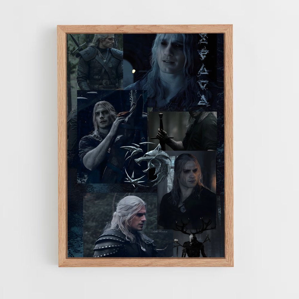 ap-the witcher-11 cadre Bois clair