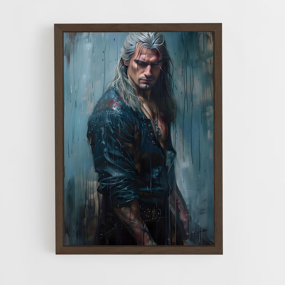 ap-the witcher-14 cadre Bois foncé