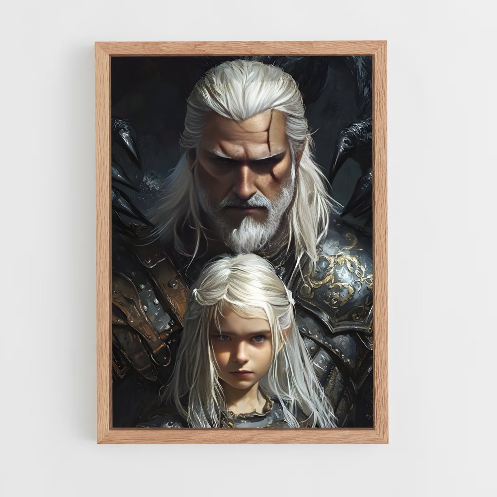 ap-the witcher-5 cadre Bois clair