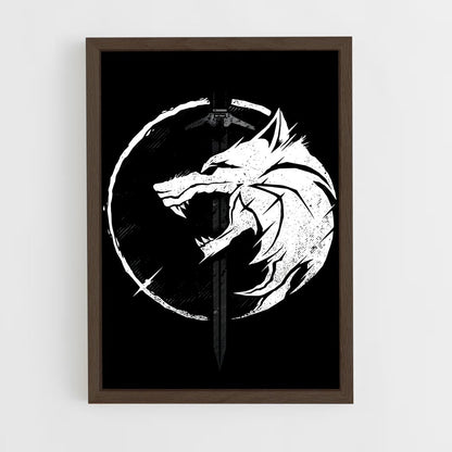 ap-the witcher-8 cadre Bois foncé