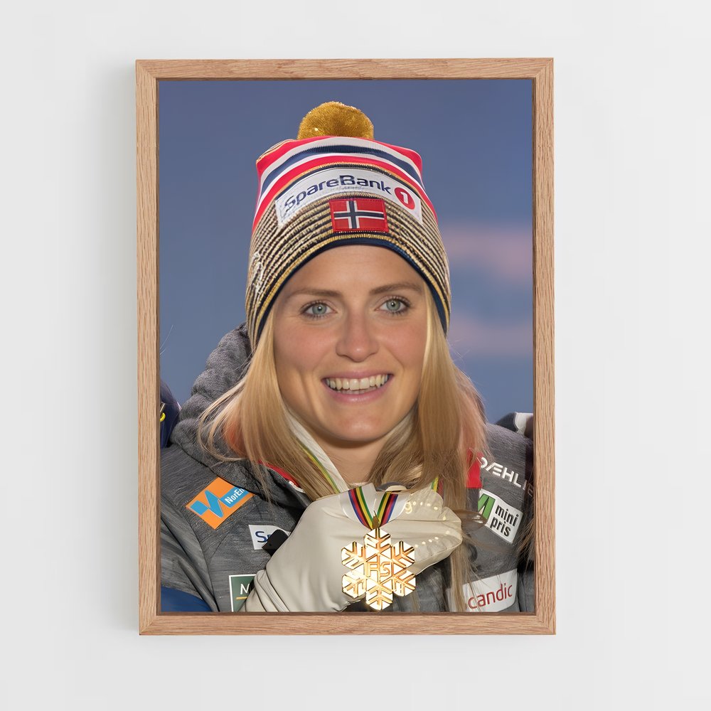 ap-therese johaug-1 cadre Bois clair