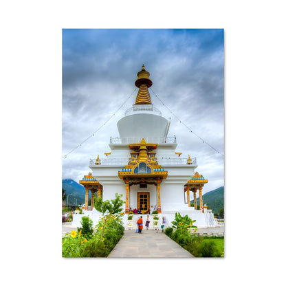 Poster Vue de Thimphu