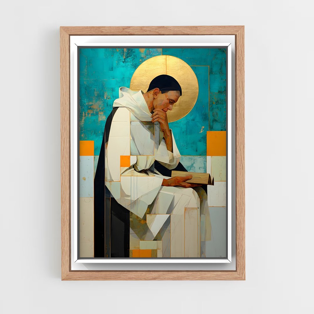 ap-thomas aquinas-8 cadre Bois clair
