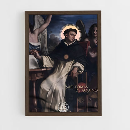 ap-thomas aquinas-9 cadre Bois foncé