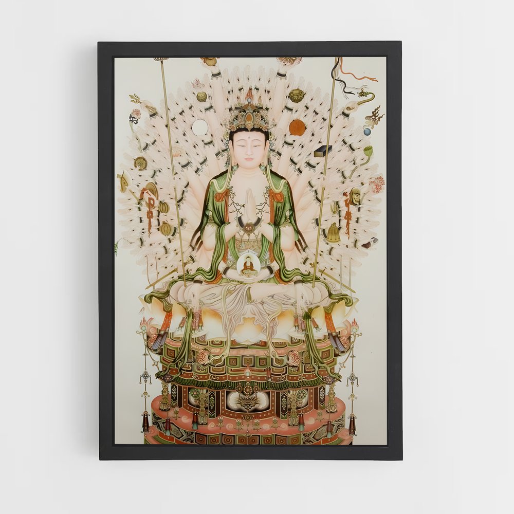 ap-thousand arm buddha-3 cadre Noir