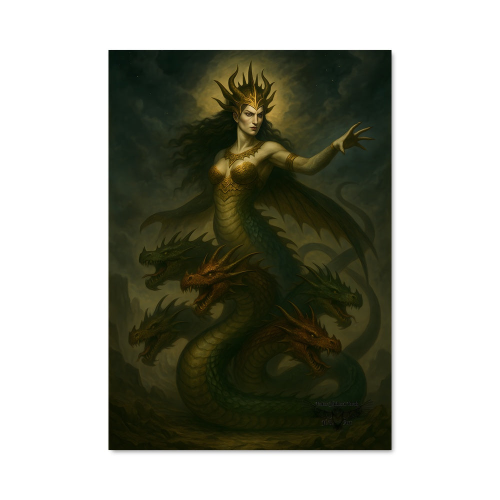 Poster Dragonne Mystique