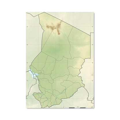 Poster Cartographie des Tibesti