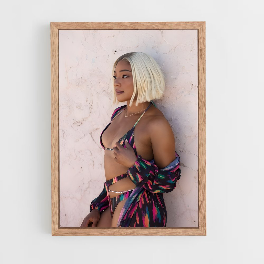 ap-tiffany haddish-7 cadre Bois clair