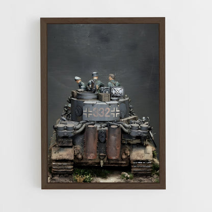 ap-tiger tank-1 cadre Bois foncé