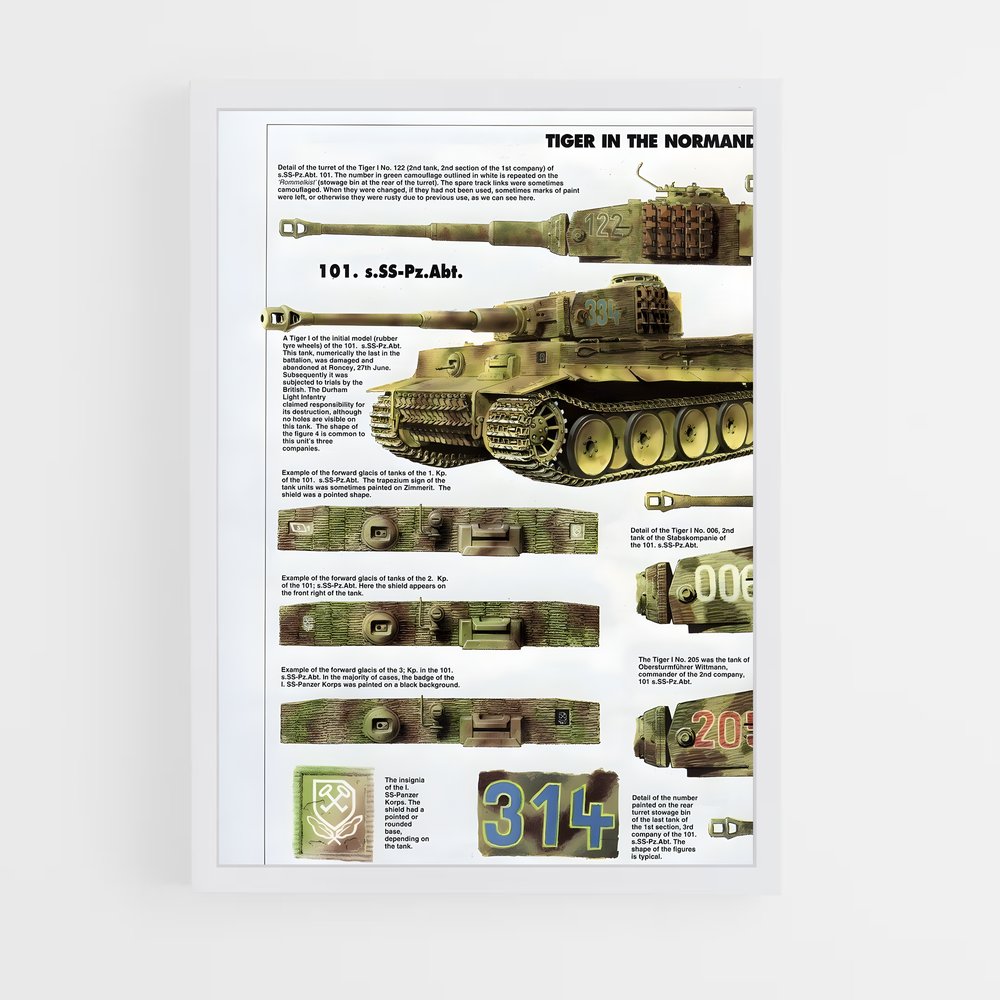 ap-tiger tank-2 cadre Blanc