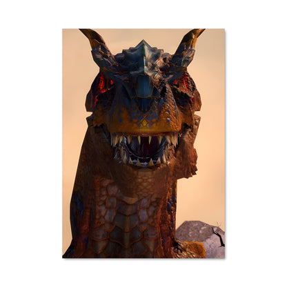 Poster Tigrex Enflammé