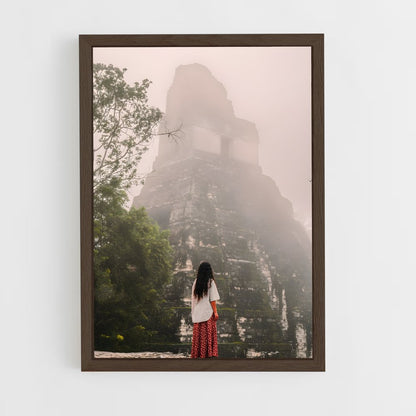 ap-tikal-4 cadre Bois foncé