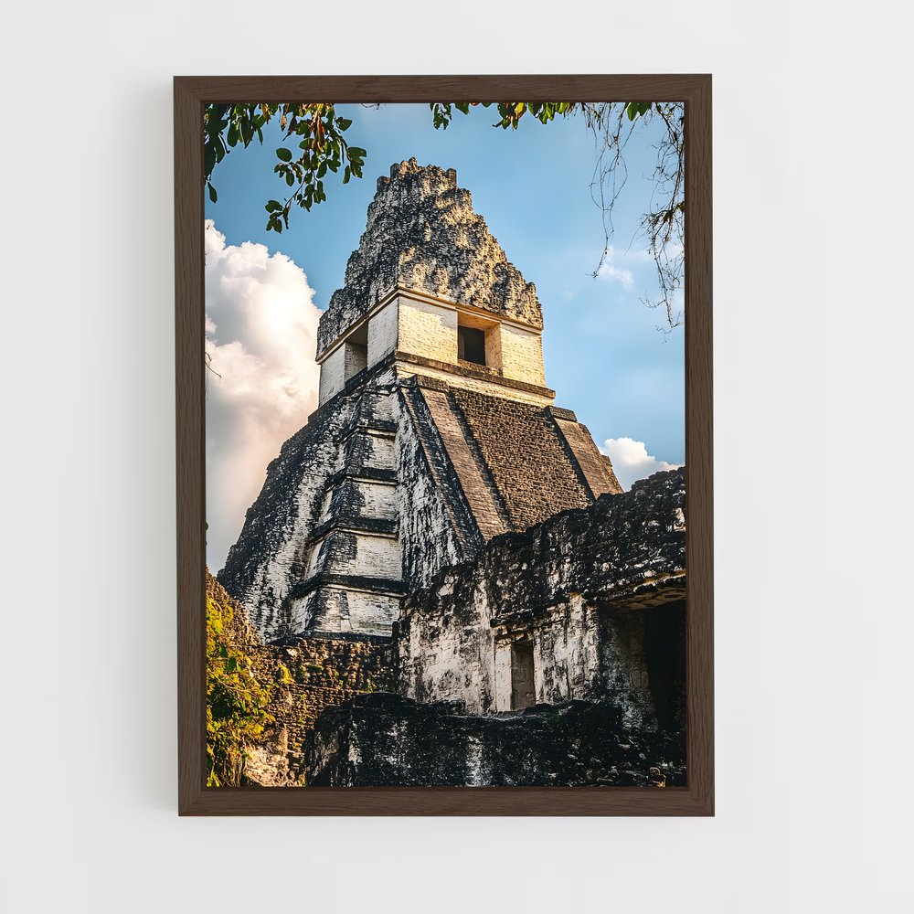 ap-tikal-9 cadre Bois foncé