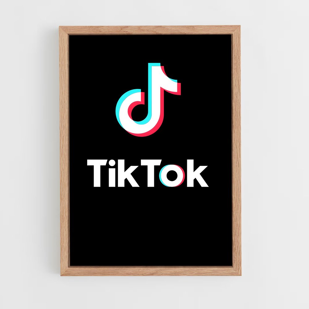 ap-tiktok-1 cadre Bois clair