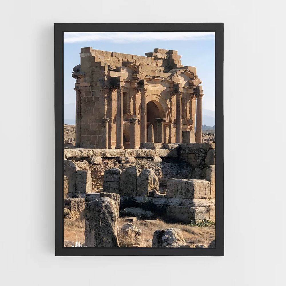 ap-timgad roman ruins-2 cadre Noir
