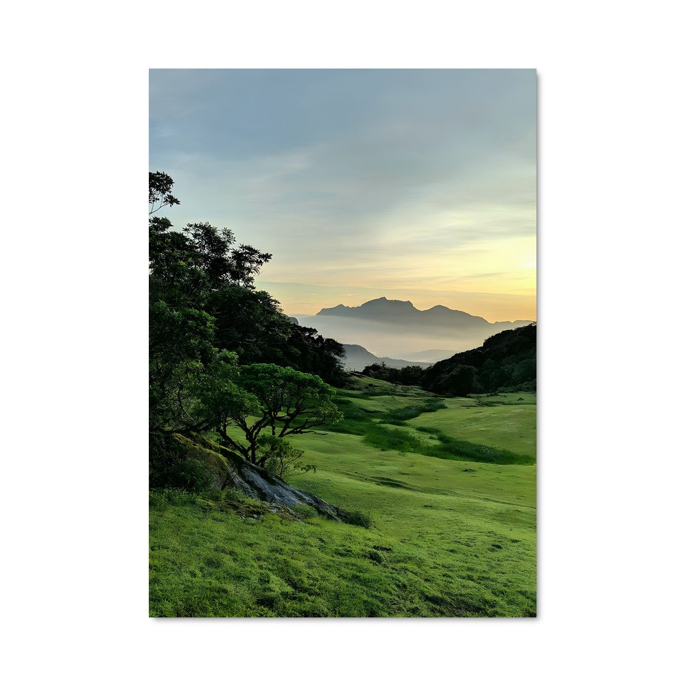 Poster Paysage Émeraude