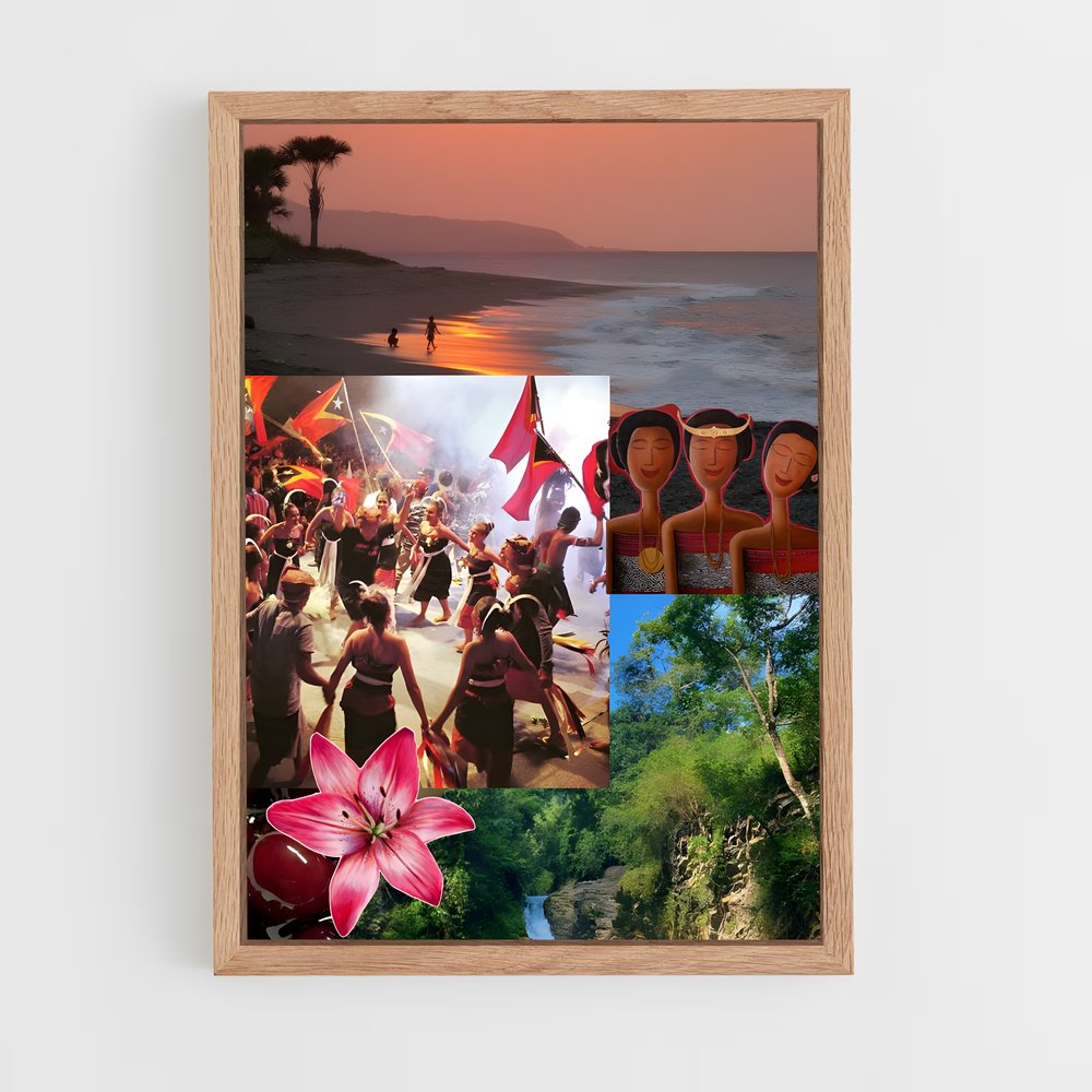 ap-timor leste-4 cadre Bois clair