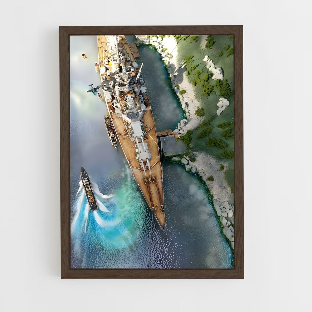 ap-tirpitz-1 cadre Bois foncé