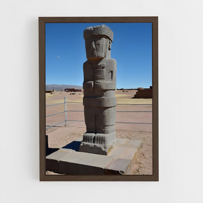 ap-tiwanaku-4 cadre Bois foncé