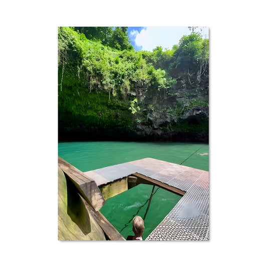 Poster Tranquillité Océanique