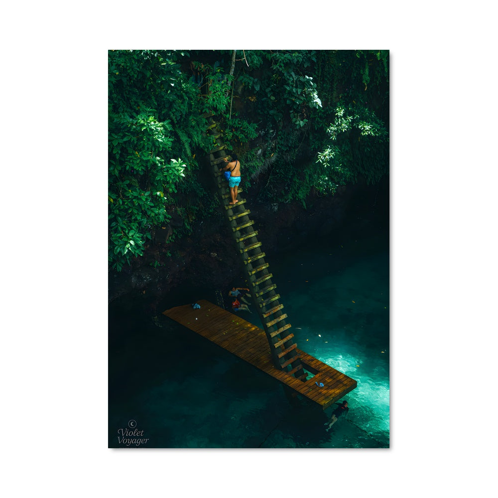 Poster Escalade Vers l'Aventure