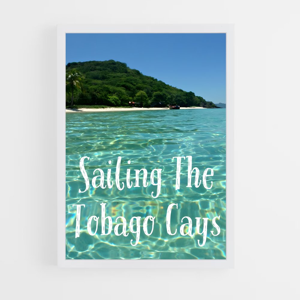 ap-tobago cays marine park-5 cadre Blanc