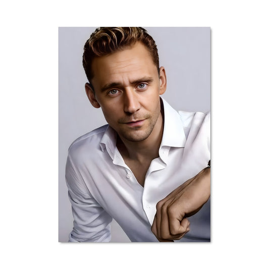 Poster Blue Eyes, White Shirt