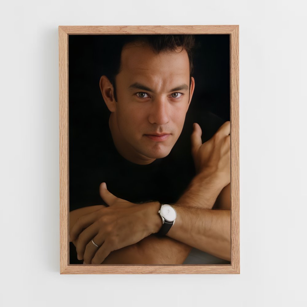 ap-tom hanks-5 cadre Bois clair