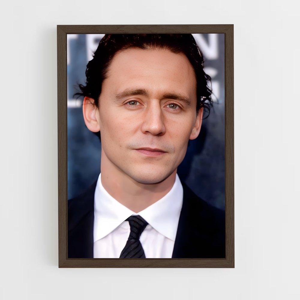 ap-tom hiddleston-9 cadre Bois foncé