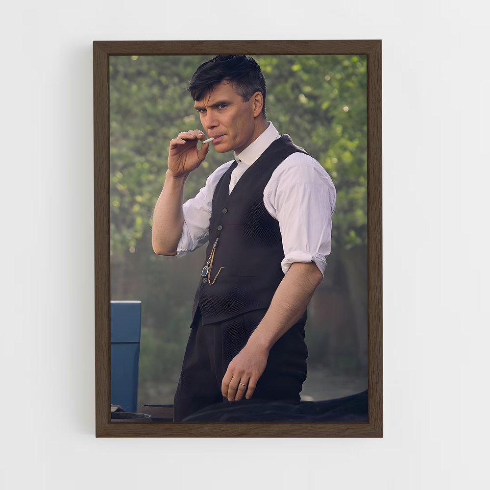 ap-tommy shelby-2 cadre Bois foncé