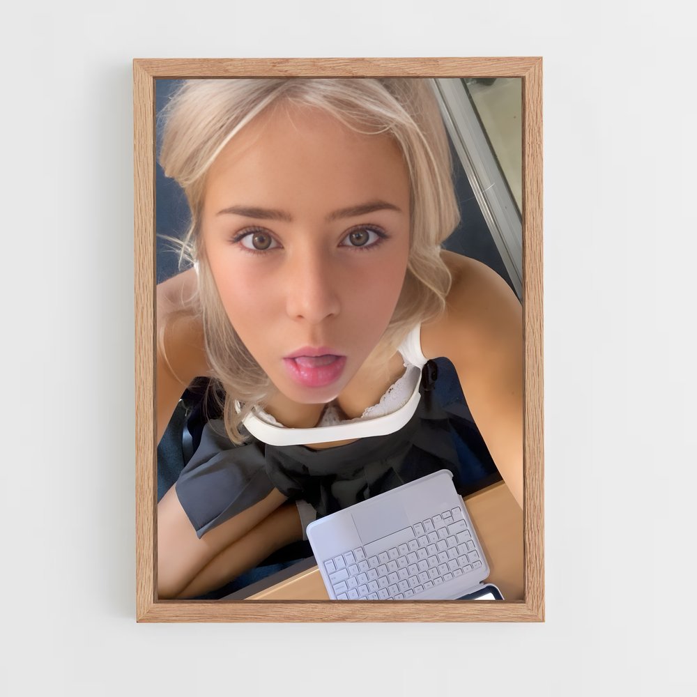 ap-tongue out-1 cadre Bois clair
