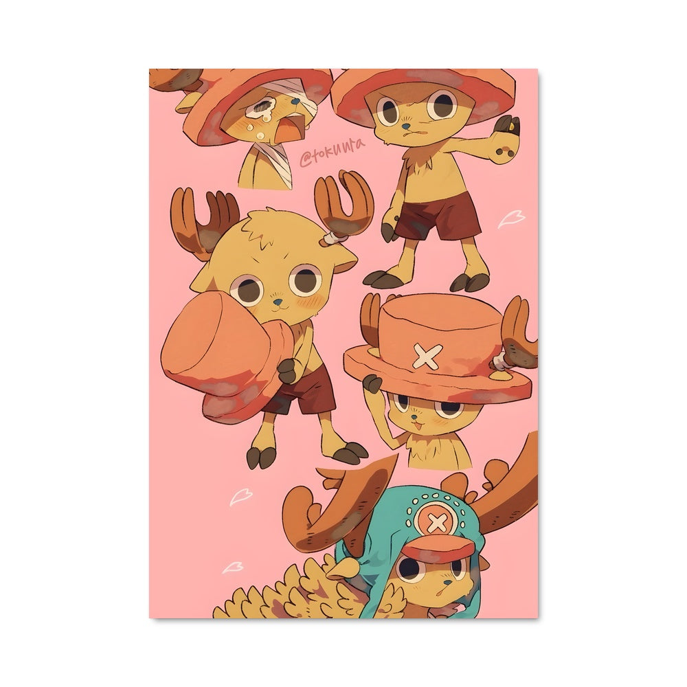 Poster Chopper et les Pokémon