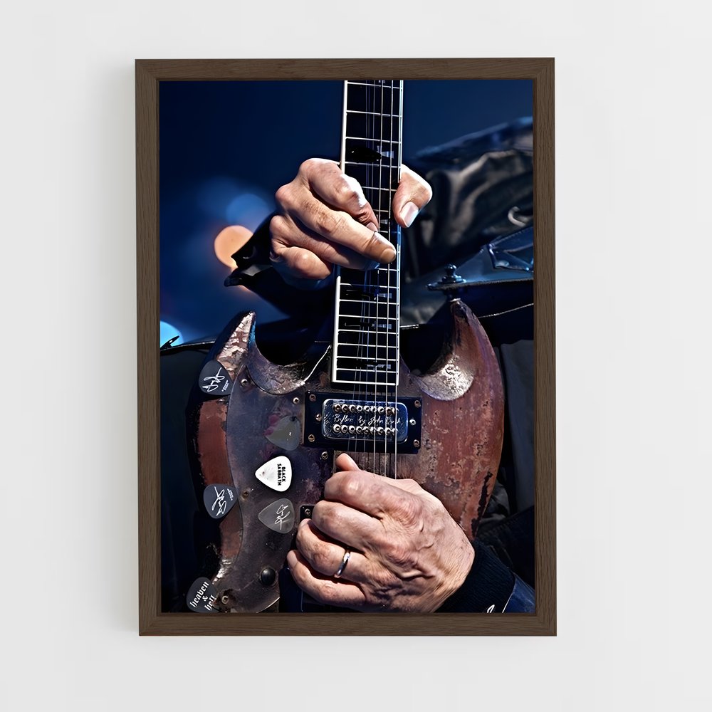ap-tony iommi-8 cadre Bois foncé