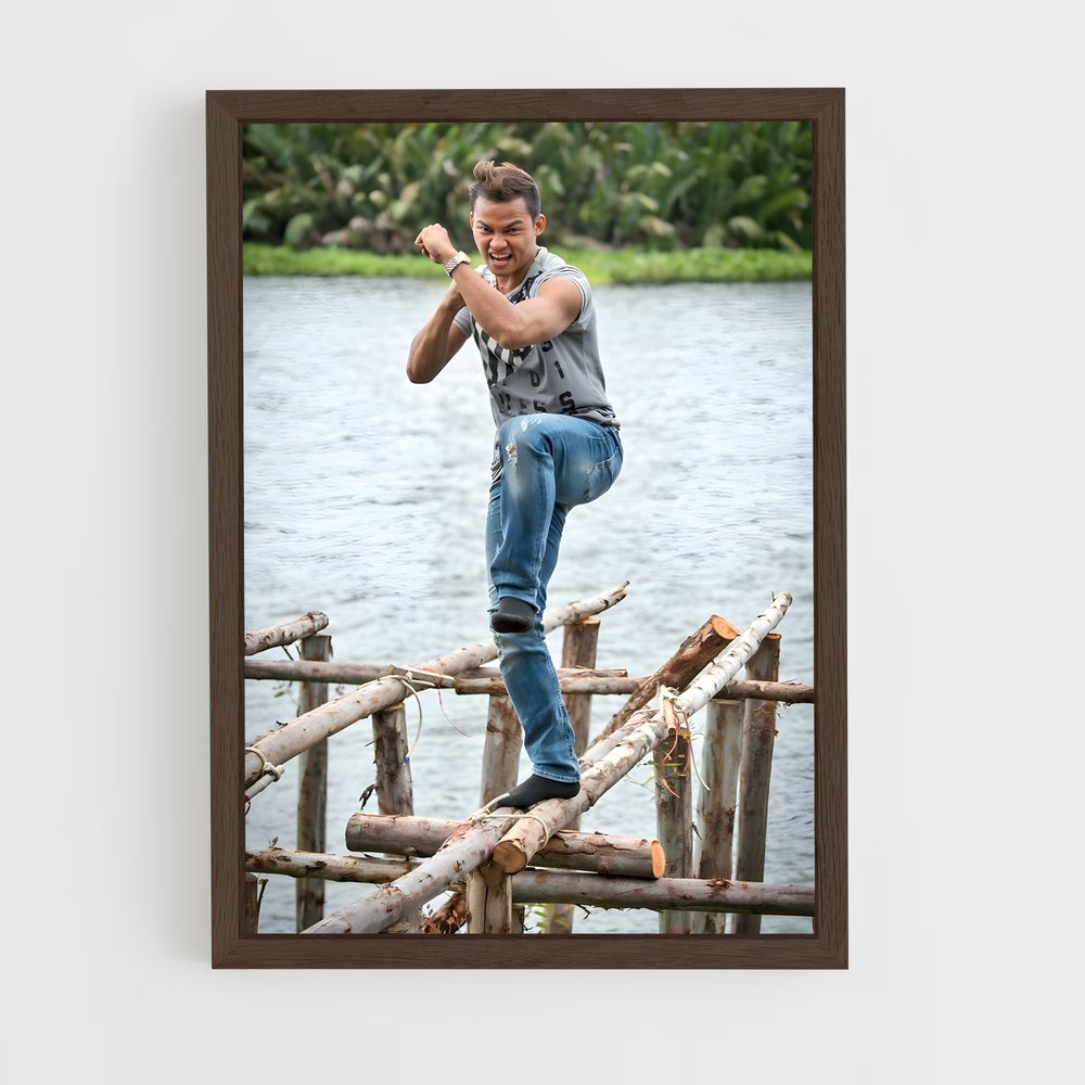 ap-tony jaa-5 cadre Bois foncé