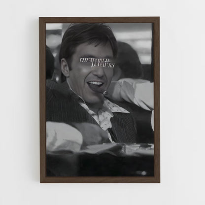 ap-tony montana-10 cadre Bois foncé