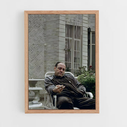 ap-tony soprano-1 cadre Bois clair