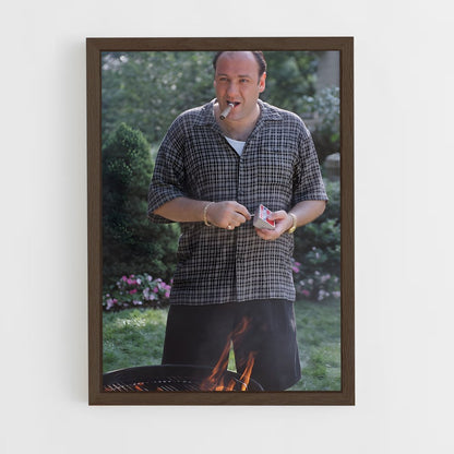 ap-tony soprano-2 cadre Bois foncé