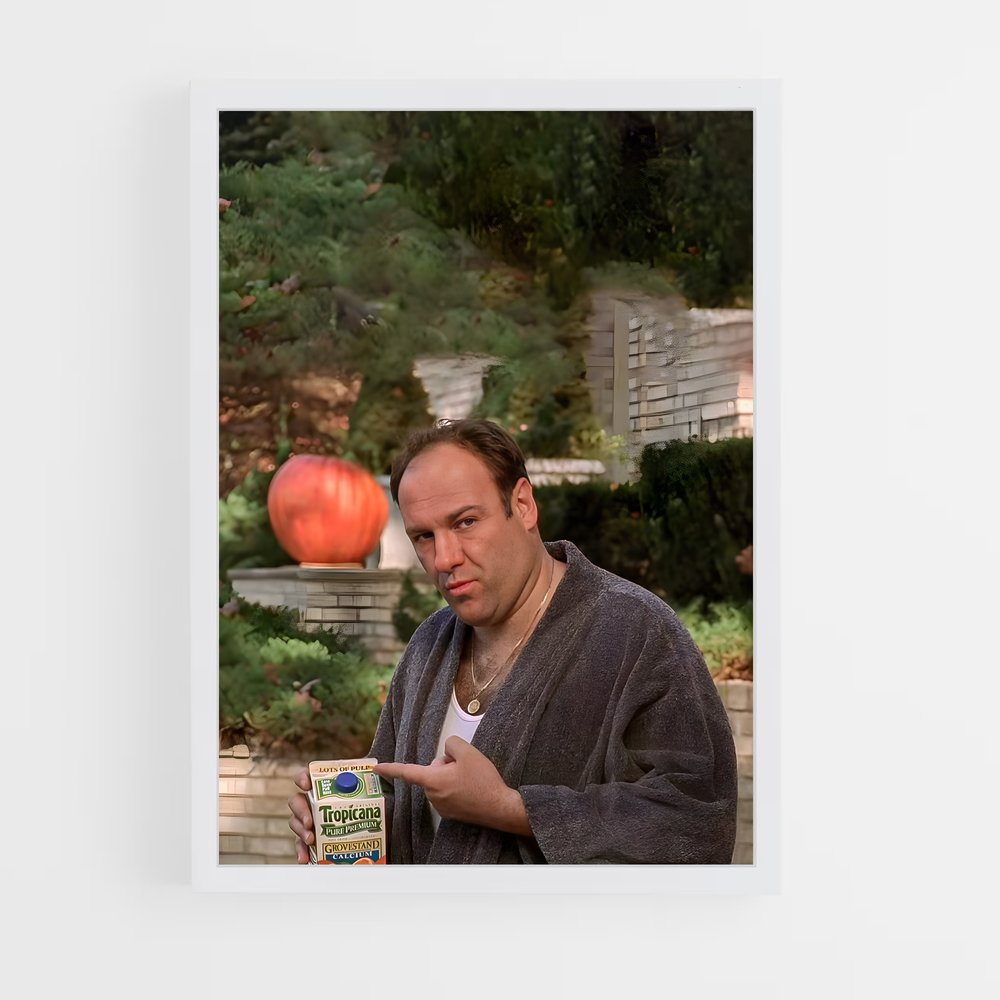 ap-tony soprano-3 cadre Blanc