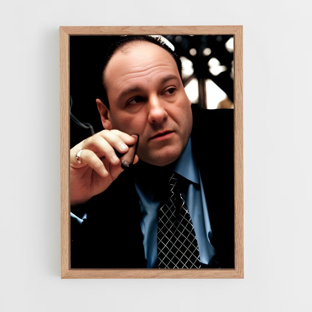 ap-tony soprano-4 cadre Bois clair
