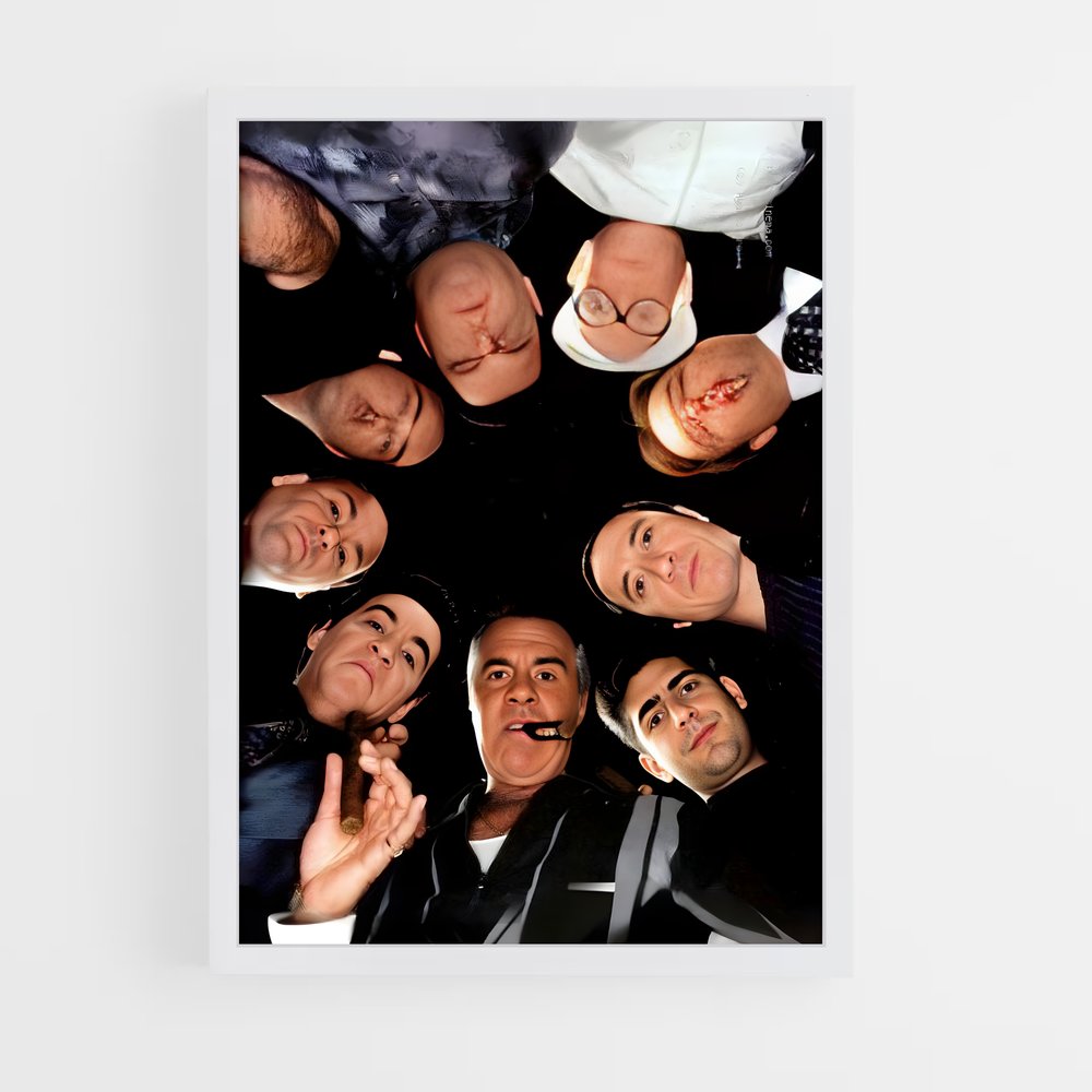 ap-tony soprano-6 cadre Blanc