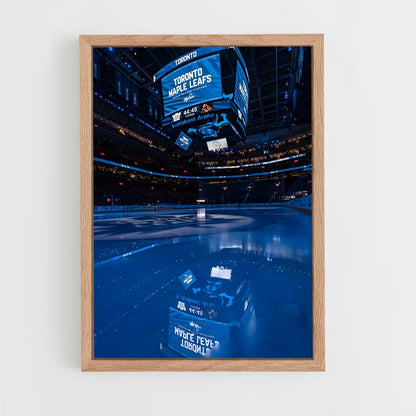 ap-toronto maple leafs-8 cadre Bois clair