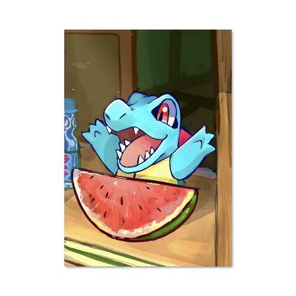 Poster Totodile Melonade