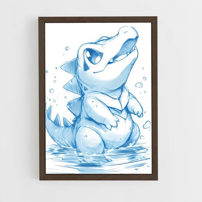 ap-totodile-7 cadre Bois foncé
