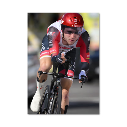 Poster Cycliste Audacieux