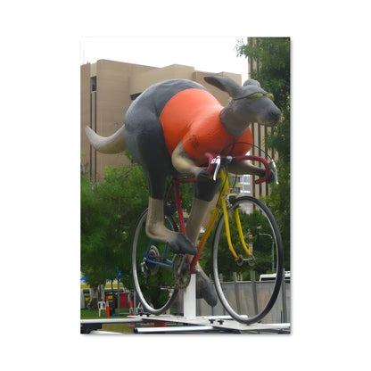 Poster L'Éléphant Cycliste