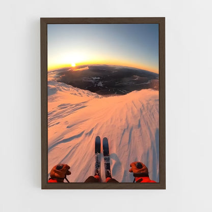 ap-tour de ski-2 cadre Bois foncé