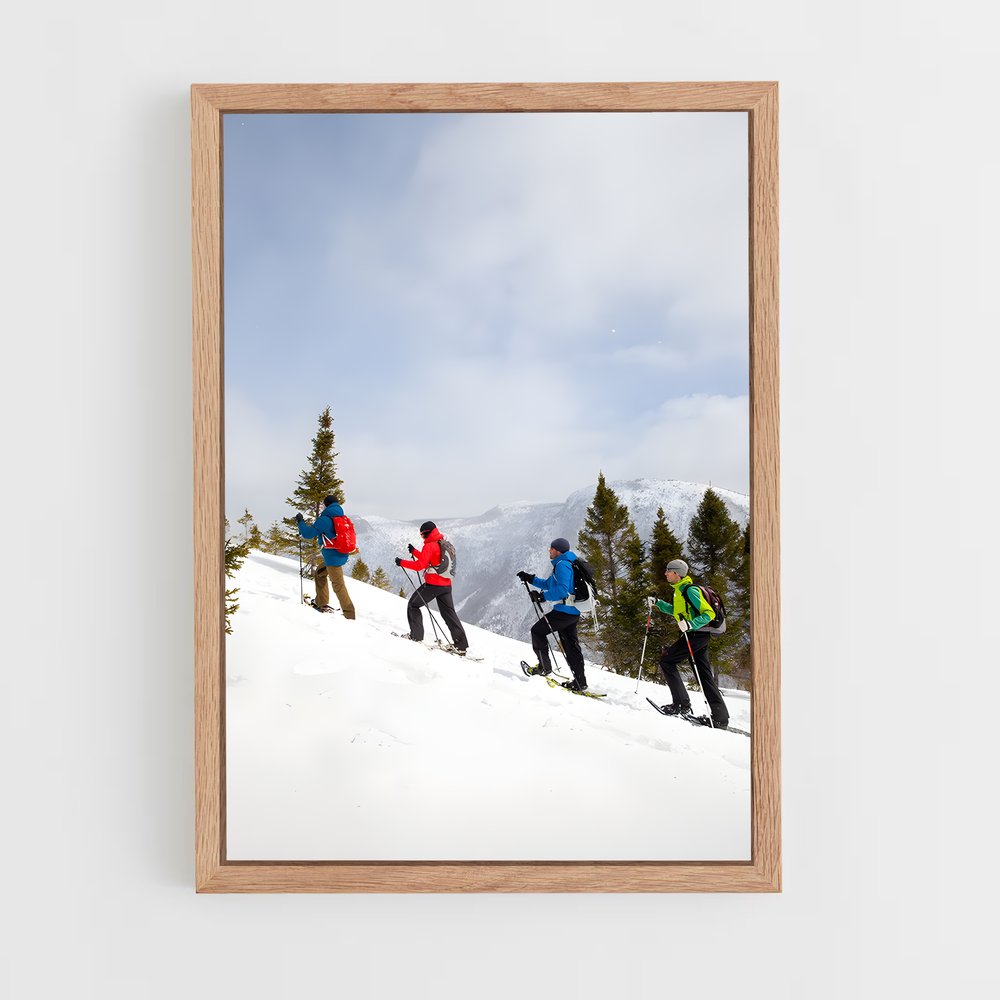 ap-tour de ski-3 cadre Bois clair
