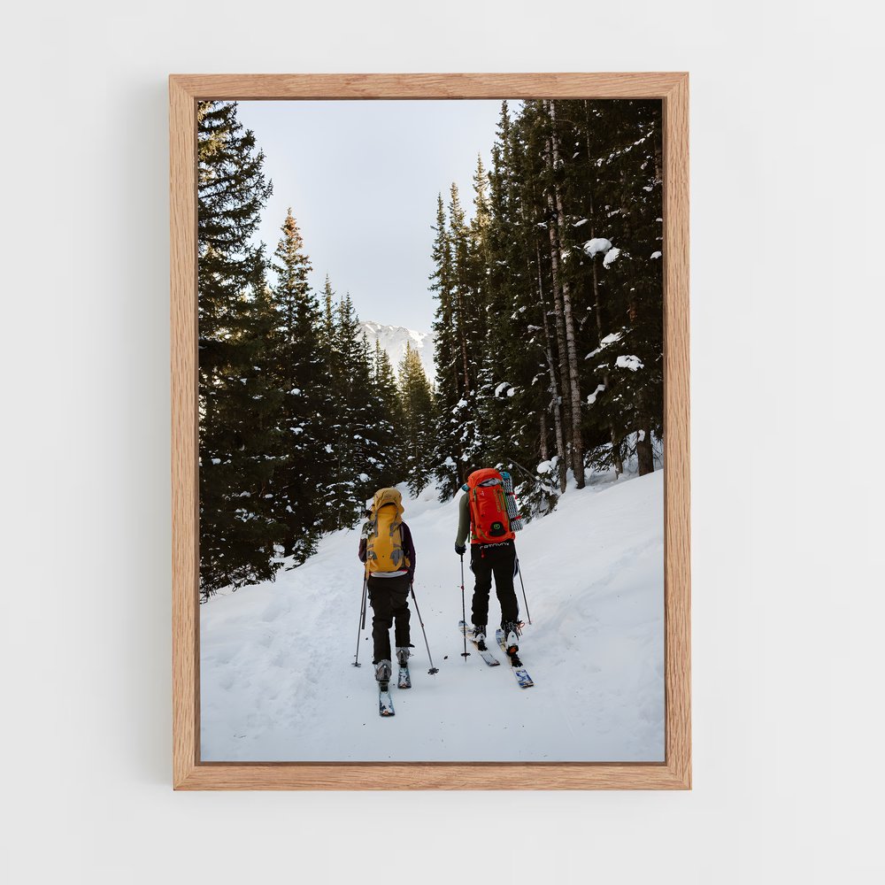 ap-tour de ski-6 cadre Bois clair