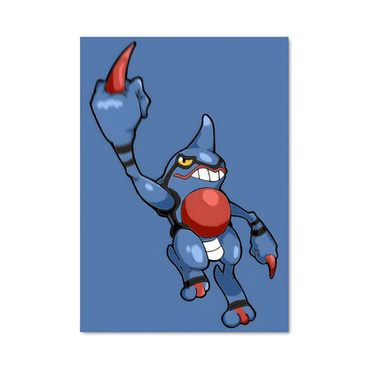 Poster Toxicroak en Folie